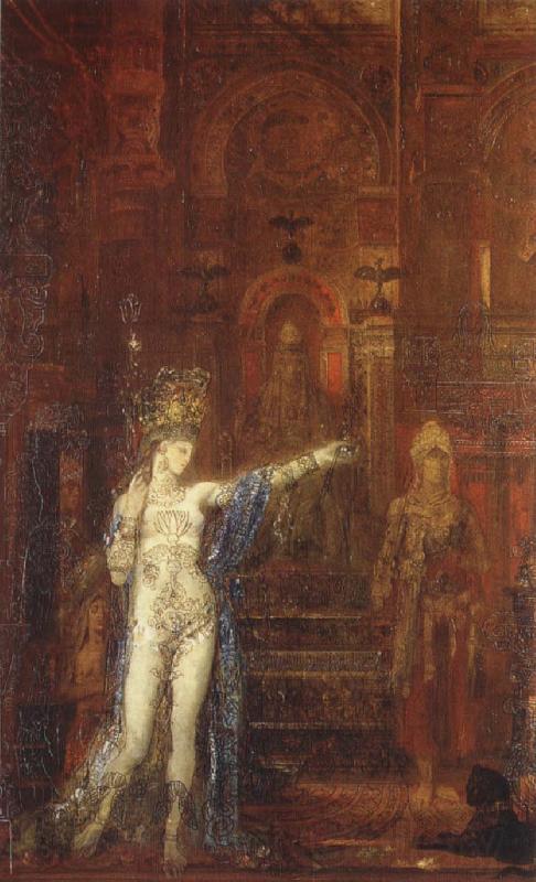 Gustave Moreau Salome dancing Spain oil painting art
